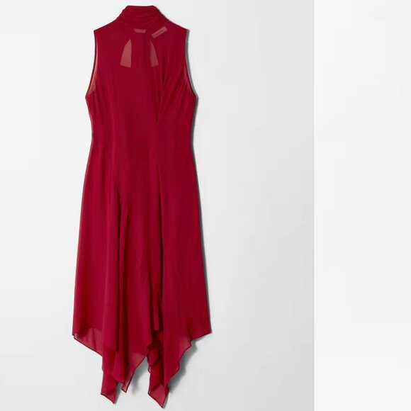 Scarf-Detail Midi Dress & Other Stories - Picture 4 of 7